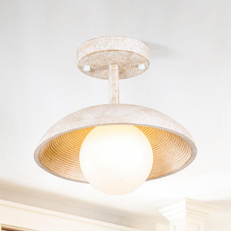 1-Light Iron Farmhouse Pendant Lighting
