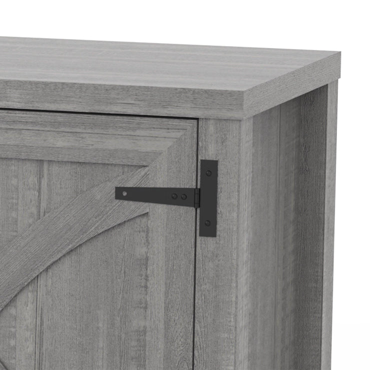 Farmhouse TV Stand for 58 Inch TV Storage Cabinet for Living Room