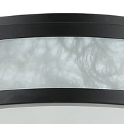 Modern 16 Inch 3-Light Black Flush Mount Ceiling Light